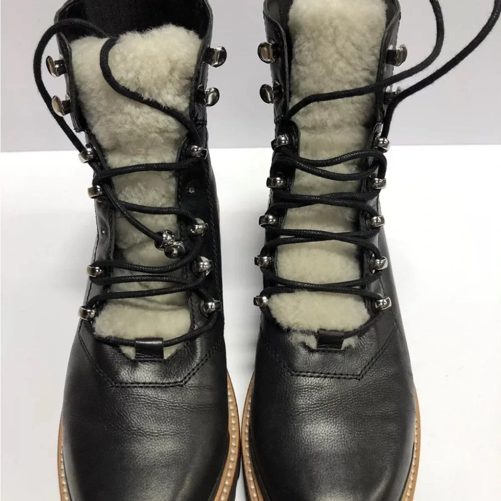 Marc Fisher Women’s MTD Izzie Boot Black Leather 8.5 M